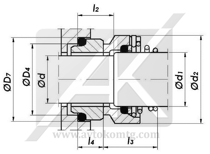 Торцевое уплотнение BT-1